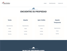 Tablet Screenshot of pagliaropropiedades.com.ar